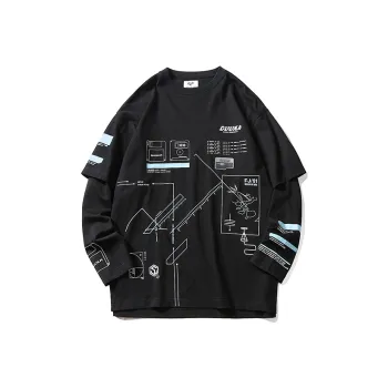 GUUKA TECH T Shirt Unisex Black