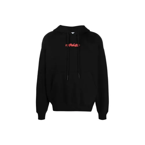 OFF WHITE Arrows On Canvas Hooded Sweatshirt