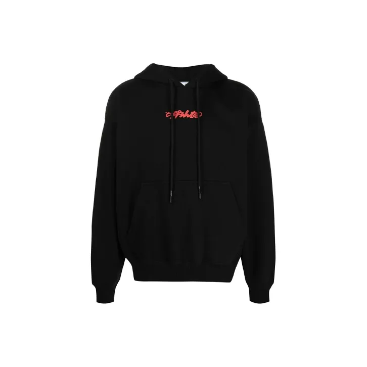 OFF WHITE Arrows On Canvas Hooded Sweatshirt-0