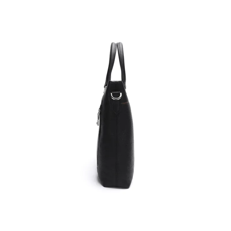Satchi Cow Leather Handbags Briefcases Regular Men's Black-2