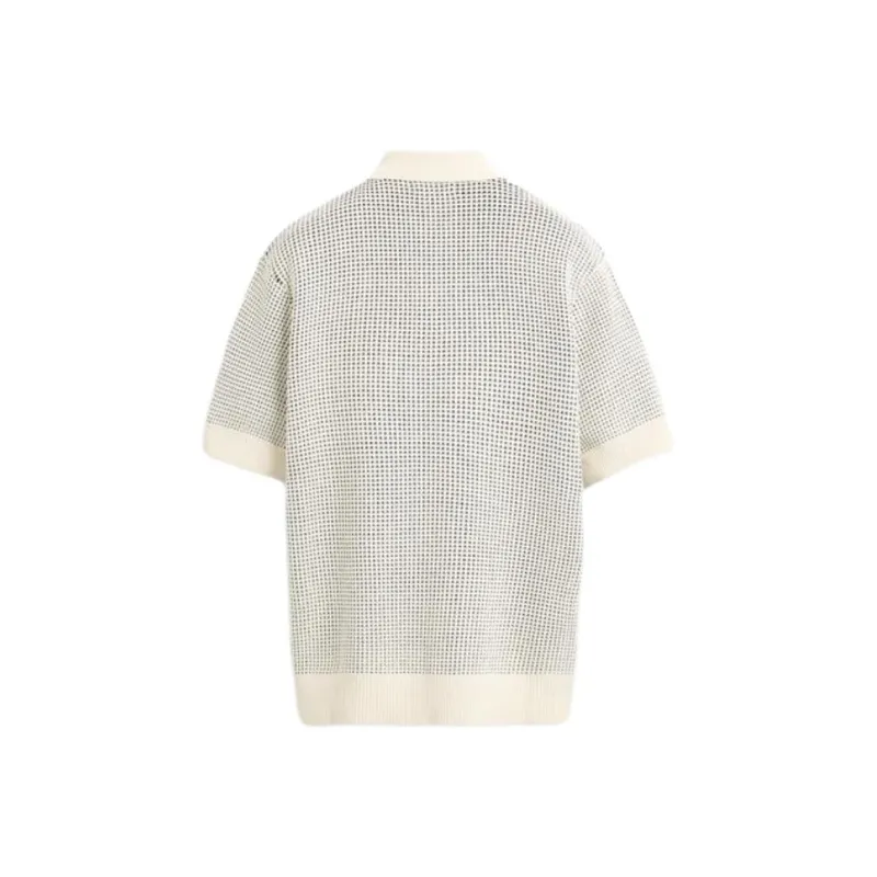 ZARA Polo Shirt Men's Raw White-1