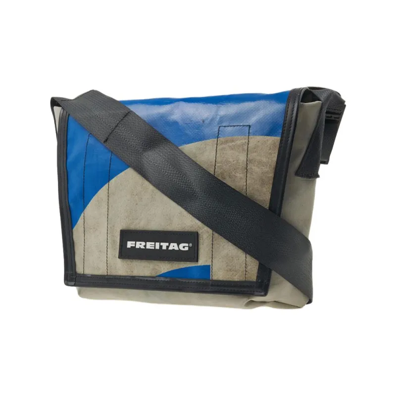 FREITAG PVC Messenger Bag Crossbody Bags Unisex Blue & Gray-1