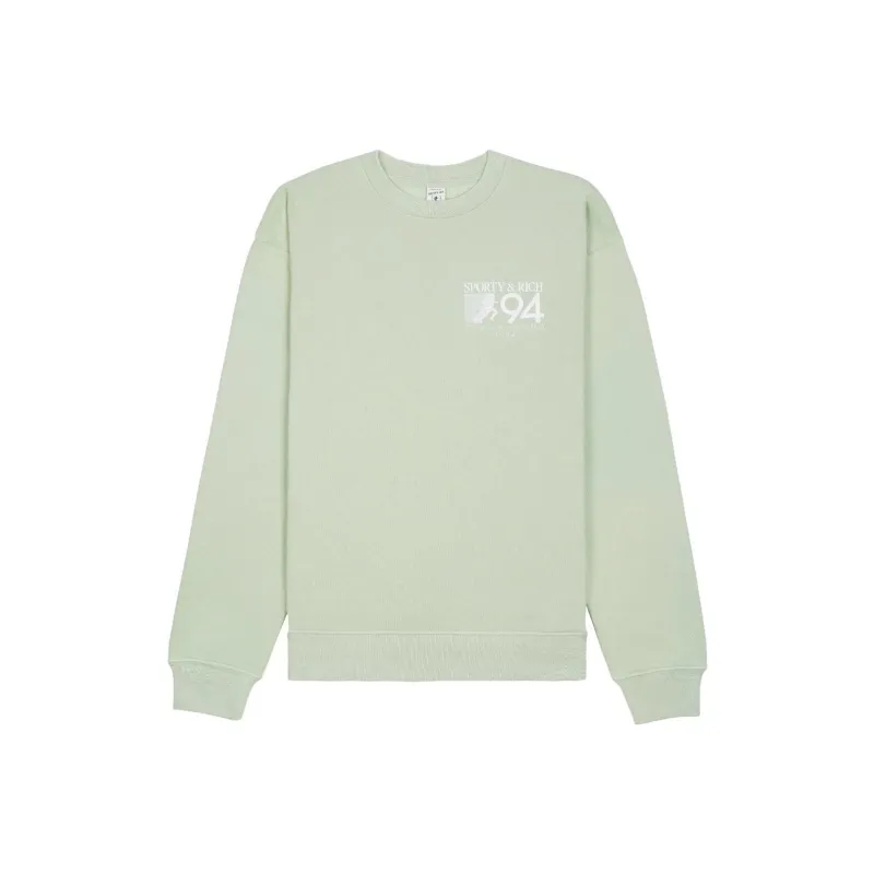 SPORTY & RICH 94 California Cotton Sweatshirt-0