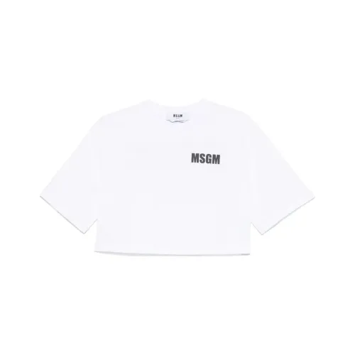 MSGM Tie Dyed Crewneck T Shirt