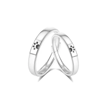 7℃ 999 Fine Silver Sterling Silver Rings Unisex