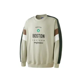 NBA Celtics Team Sweatshirts Unisex Khaki Green