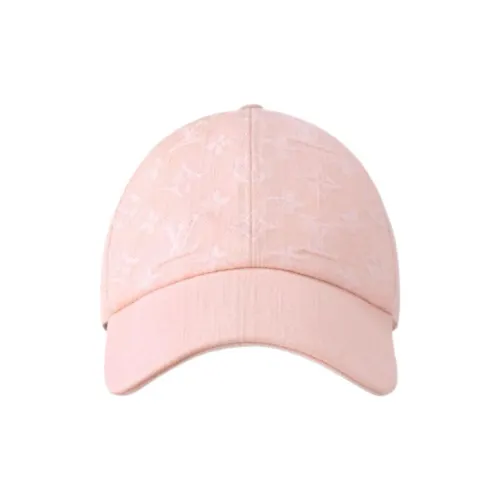 LOUIS VUITTON Cotton Baseball Caps Women's Pink