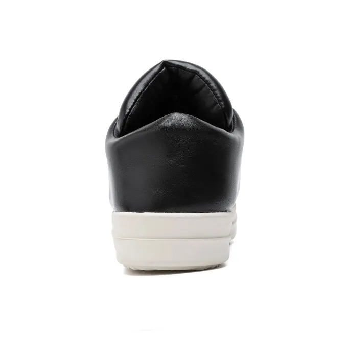 Dounkol Get Cool Abrasion Resistant Low Top Skateboard Shoes Unisex Black-3