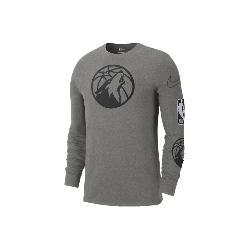 Nike Minnesota Timberwolves City Edition Men's Nike Nba Long-Sleeve T-Shirt-0