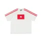 White Heather Gray & Red
