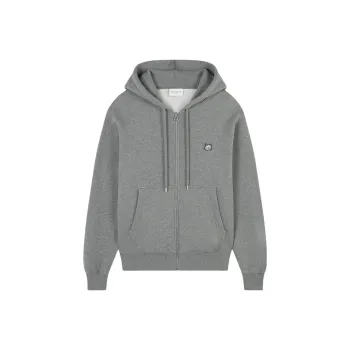 Maison Kitsune Bold Fox Head Patch Comfort Zipped Hoodie