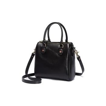 KAISER Top Grain Cow Leather Shoulder Bag Crossbody Bag Handbag Regular Women's Black