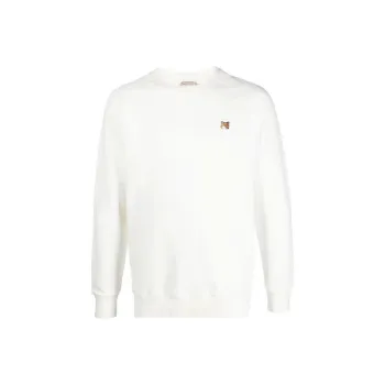 Maison Kitsune Fox Head Patch Classic Neutrals Sweatshirt