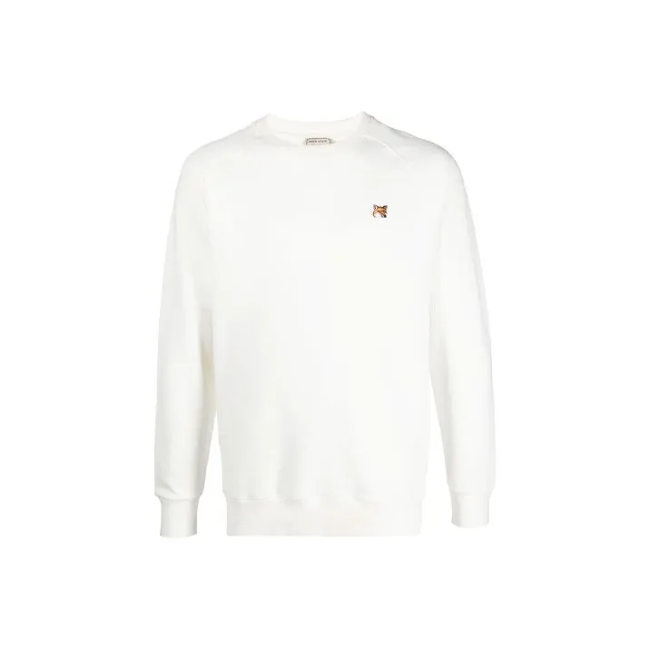 Maison Kitsune Fox Head Patch Classic Neutrals Sweatshirt-0
