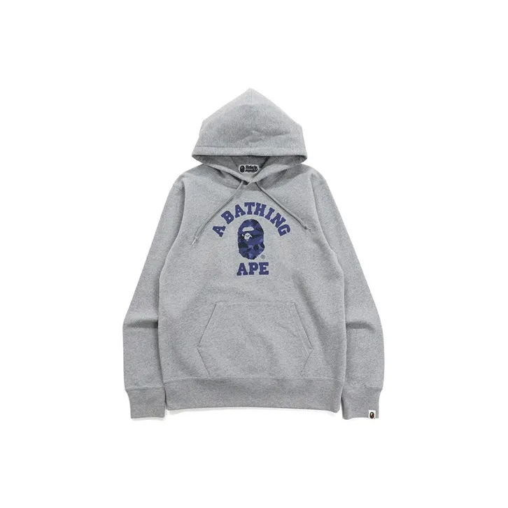 Bape Color Camo College Pullover Hoodie FW21-3