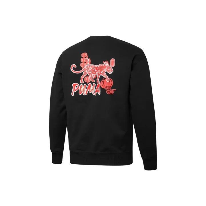 PUMA Sweatshirts Unisex Black-0