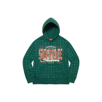 Supreme Rhinestone Hooded Sweatshirt