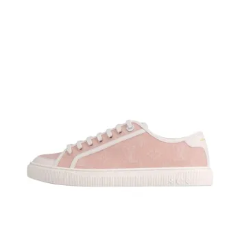 LOUIS VUITTON Lagoon Sneaker 25ss Spring Summer, Cookie Shoes Low Top Canvas Shoes Women's Pink