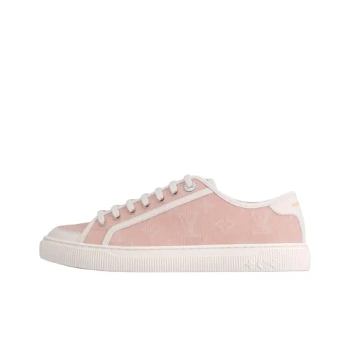 LOUIS VUITTON Lagoon Sneaker 25ss Spring Summer, Cookie Shoes Low Top Canvas Shoes Women's Pink