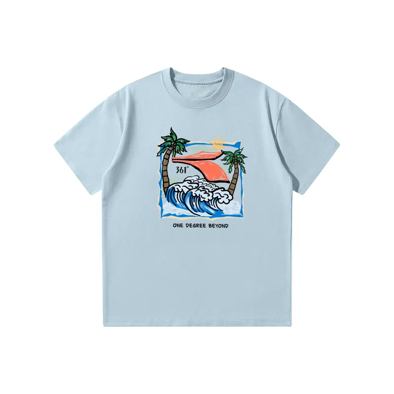 361° T Shirts Unisex Sky Blue-0