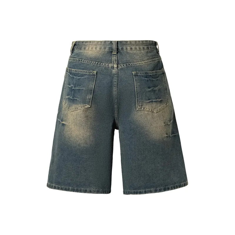 NOTFORMAD Denim Shorts Unisex Nostalgic Blue-1