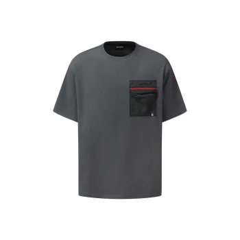 SALOMON UNI T Shirt Unisex Dark Charcoal