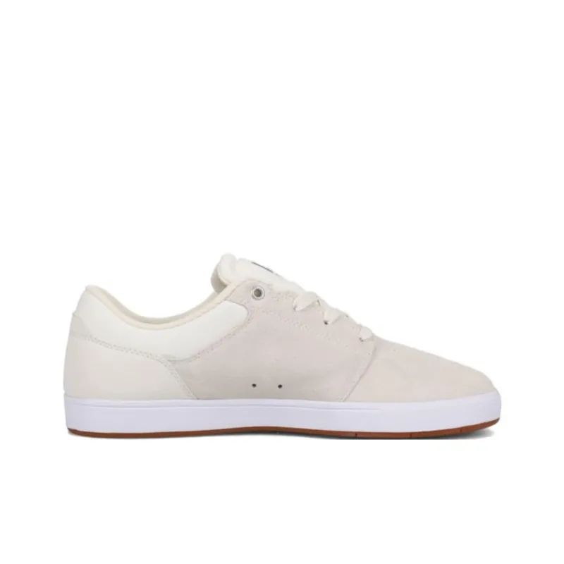 DC Shoes Crisis Breathable Low Top Skateboard Shoes Unisex White-1