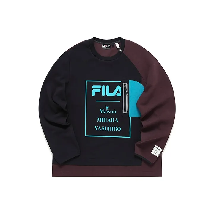 Mihara Yasuhiro X FILA MIHARA YASUHIRO Collaboration Collection Sweatshirts Men Jet Black-0