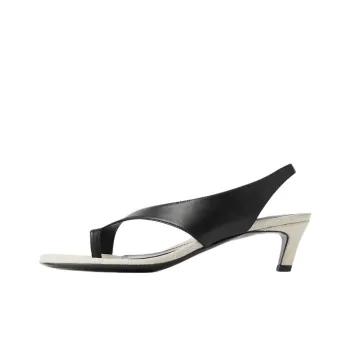 TOTEME One Strap Sandals 4cm Women's Black