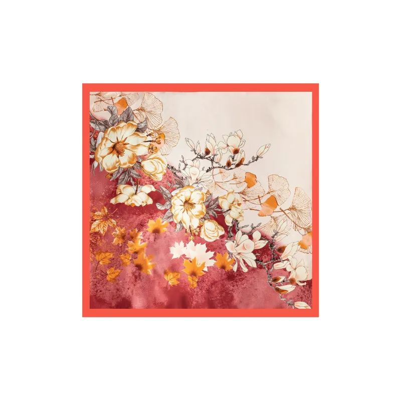 Shanghai Story 100% Polyester Silk Scarves Women's-60