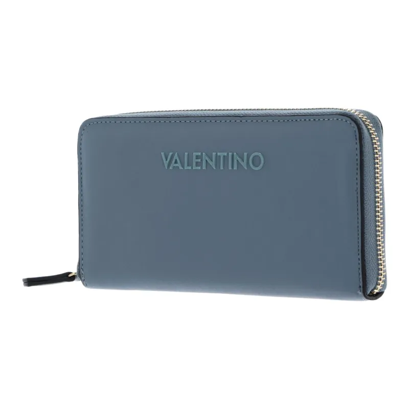 Valentino Polyurethane Wallet Women's Blue Gray-1