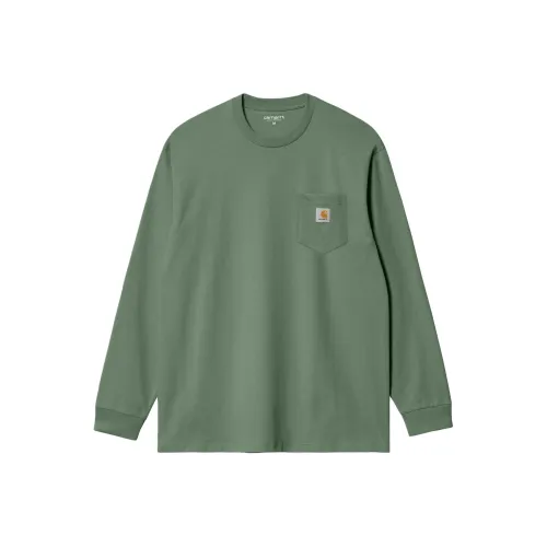 Carhartt WIP SS24 L/S Pocket T Shirt T Shirt Unisex Green