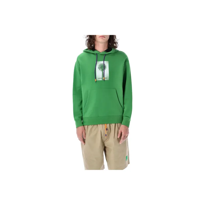 EMPORIO ARMANI Graphic Printed Drawstring Hoodie-0