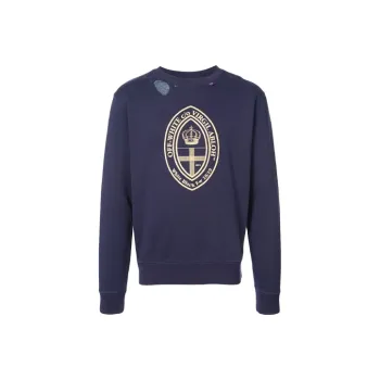 OFF WHITE Ss20 Sweatshirts Men Navy Blue