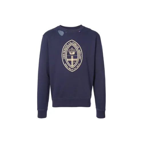 OFF WHITE Ss20 Sweatshirts Men Navy Blue