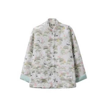 XUANSHENG Jackets Coats Men's Panda Gentleman
