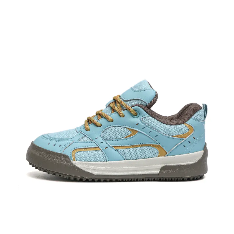 TUOPIN Low Top Casual Shoes Women's Beige Blue-4