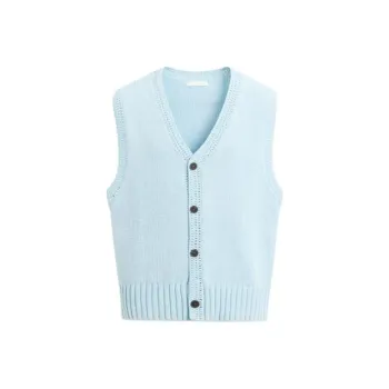 ZARA Tank Tops Men's Light Blue