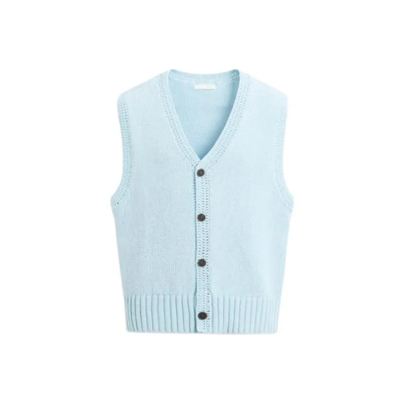 ZARA Tank Tops Men's Light Blue-0