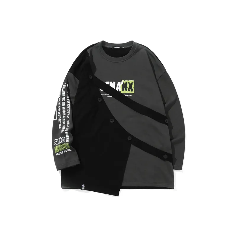 GENANX Sweatshirt Unisex Dark Gray-0