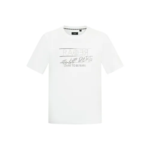 RARE Short Sleeved T Shirts Men's White
