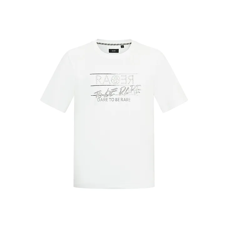 RARE Short Sleeved T Shirts Men's White-0