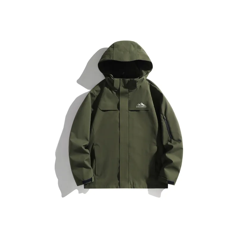 ROBINHOOD Water Resistant Windproof Breathable Wear Resistant Warm Water Repellent Windbreaker Jacket Unisex-49
