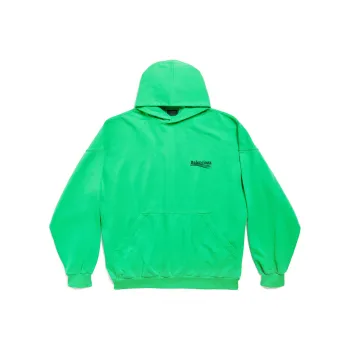 Balenciaga FW23 Sweatshirt Loose Fit Unisex Green