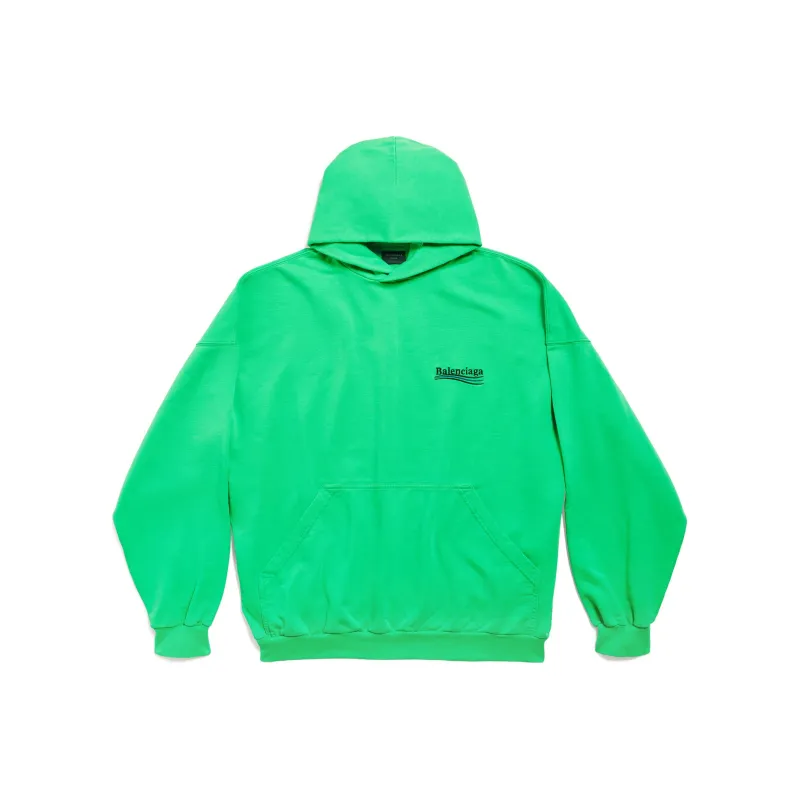Balenciaga FW23 Sweatshirt Loose Fit Unisex Green-0