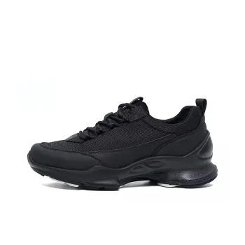 Bansley Cushioned Slip Resistant Abrasion Resistant Breathable Low Top Running Shoes Men's Black