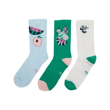 Nike Everyday Plus Big Kids' Cushioned Crew Sock 3 Pair
