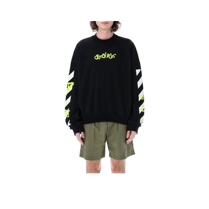 OFF WHITE Sweatshirts Men Black-0