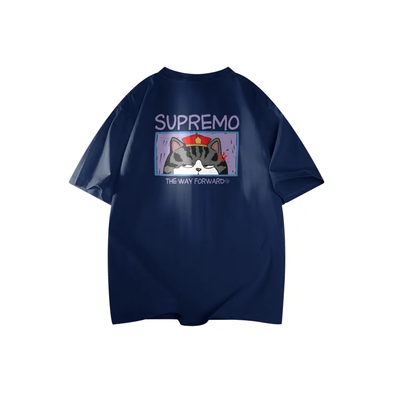 Supremo Cat T Shirts Unisex-6