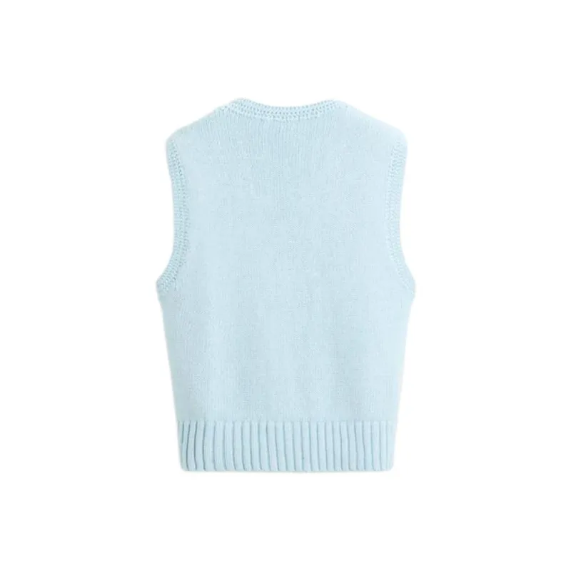 ZARA Tank Tops Men's Light Blue-1
